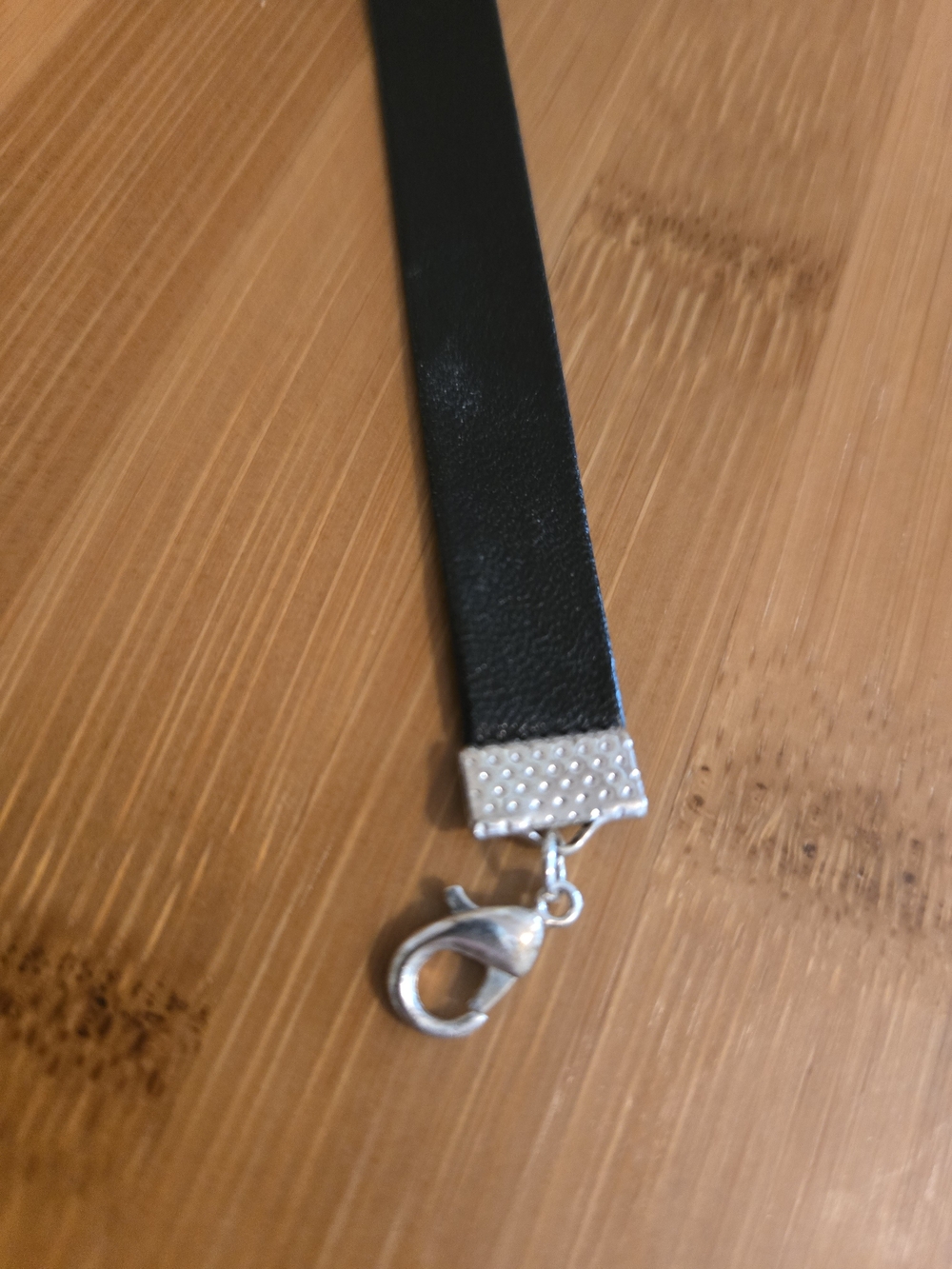 3 For $15 Vintage Claire's Faux Leather Choker Necklace with Silver Hardware - Picture 2 of 5
